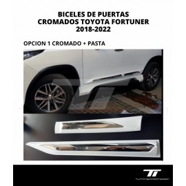 BICELES DE PUERTAS CROMADOS