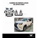 CAMBIO DE FRENTE LEXUS GX 2010 A 2022