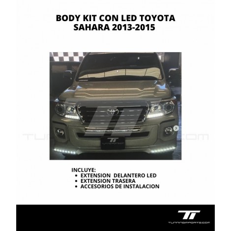 BODY KIT CON LED TOYOTA SAHARA 2013-2015