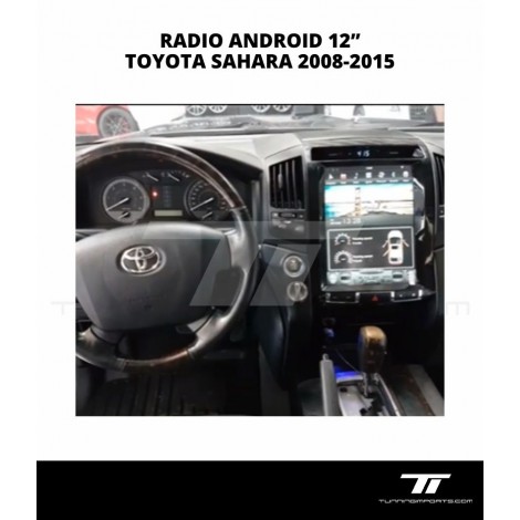 RADIO ANDROID 12” TOYOTA SAHARA 2008-2015