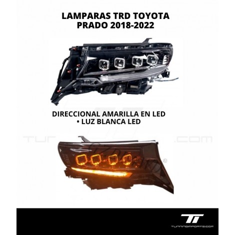LAMPARAS TRD TOYOTA PRADO 2018-2022