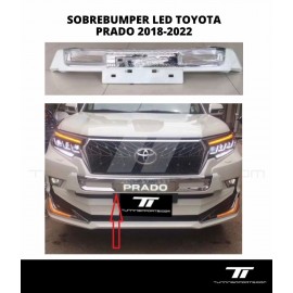 SOBREBUMPER LED TOYOTA PRADO 2018-2022