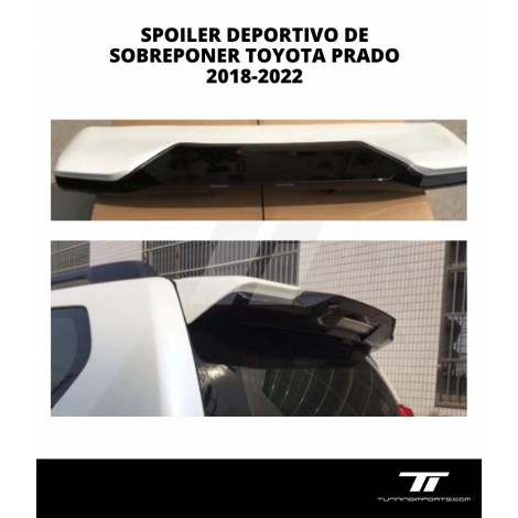 SPOILER DEPORTIVO DE SOBREPONER TOYOTA PRADO 2018-2022