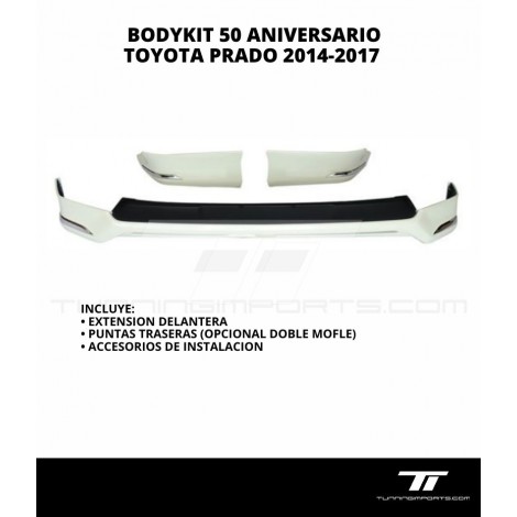 BODYKIT 50 ANIVERSARIO TOYOTA PRADO 2014-2017 