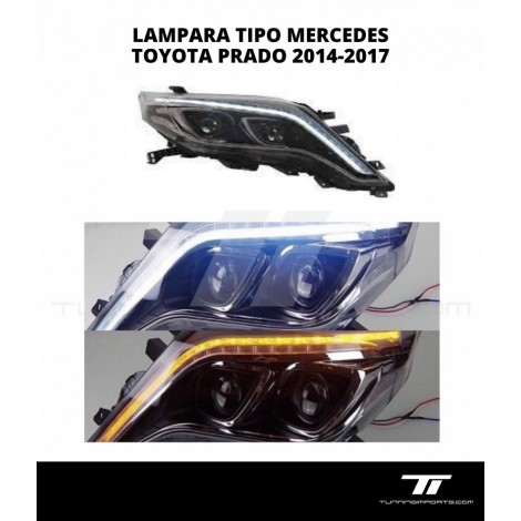 LAMPARA TIPO MERCEDES TOYOTA PRADO 2014-2017