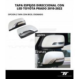 COVERTOR ESPEJOS  CON LED TOYOTA PRADO 2010-2023