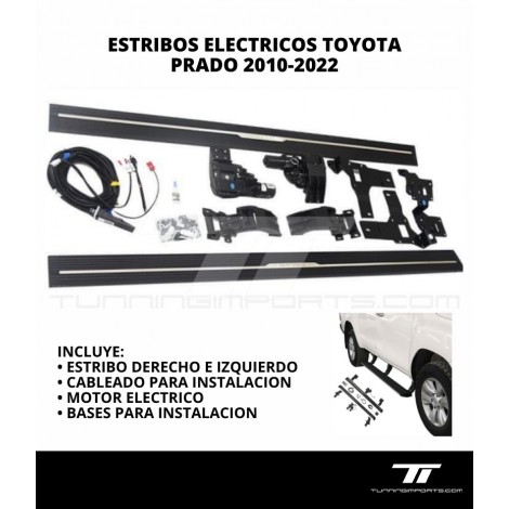 ESTRIBOS ELECTRICOS TOYOTA PRADO 2010-2022