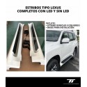 ESTRIBOS TIPO LEXUS COMPLETOS CON LED Y SIN LED 