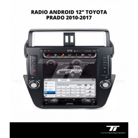 RADIO ANDROID 12” TOYOTA PRADO 2010-2017