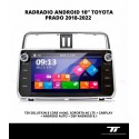 RADIO ANDROID 10” TOYOTA PRADO 2018-2022