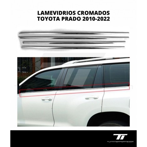 LAMEVIDRIOS CROMADOS TOYOTA PRADO 2010-2022