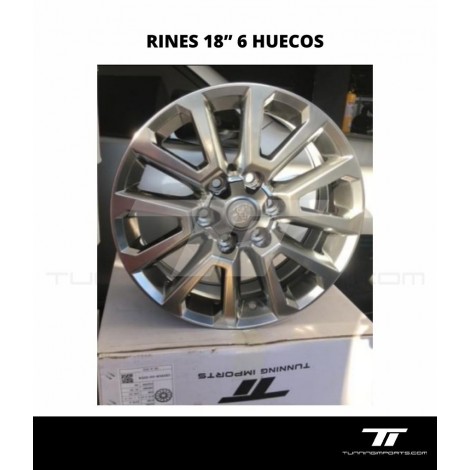 RINES 18” 6 HUECOS
