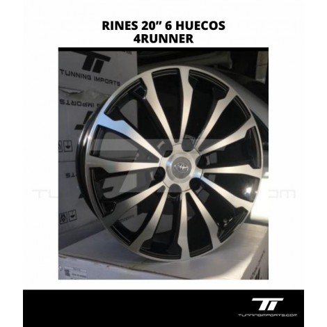RINES 20” 6 HUECOS 4RUNNER